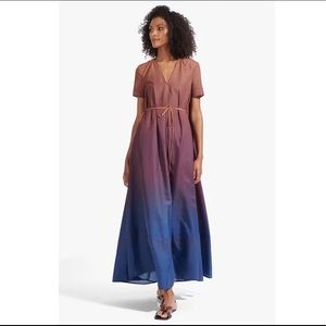 NWT Staud Kinsley Ombre V-neck Maxi Dress